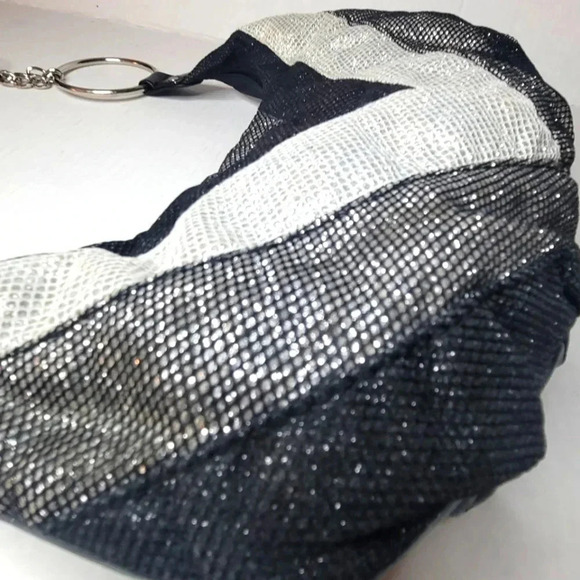 Shoulder & Handbag Black/Silver Sequin - Picture 3 of 9